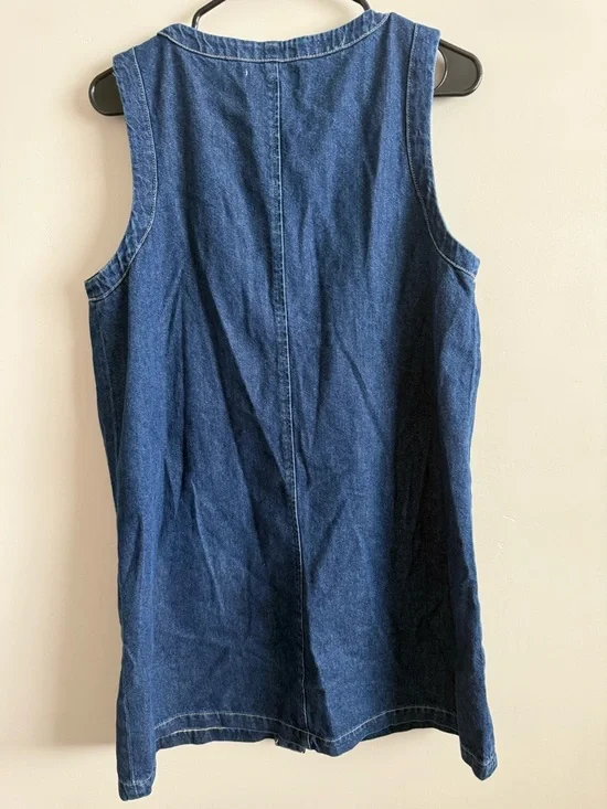 Reformation Tropez Denim Mini Dress Salinas Wash Size 10 - $218 - Picture 3 of 7